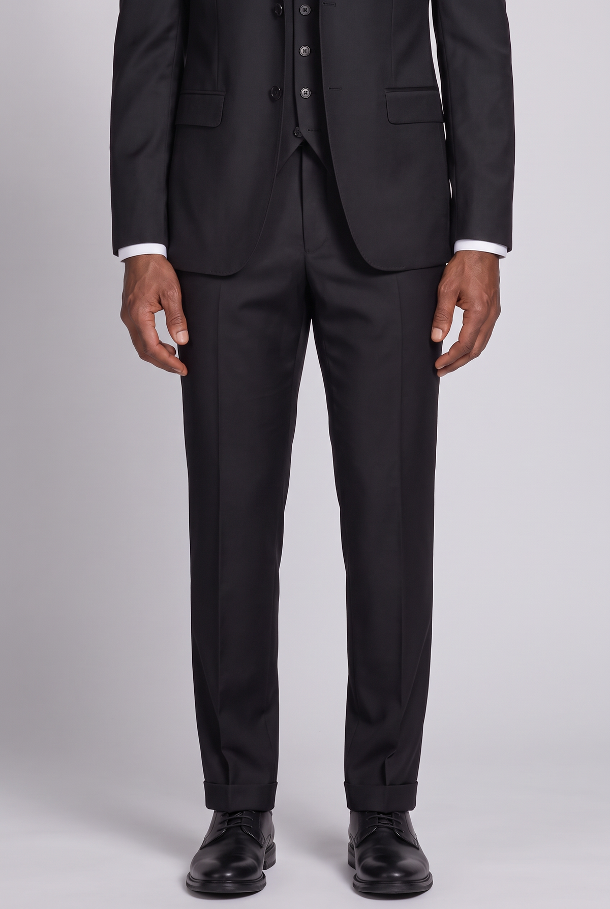 Terno Regular Italiano Microfibra - Preto