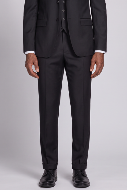 Terno Regular Italiano Microfibra - Preto