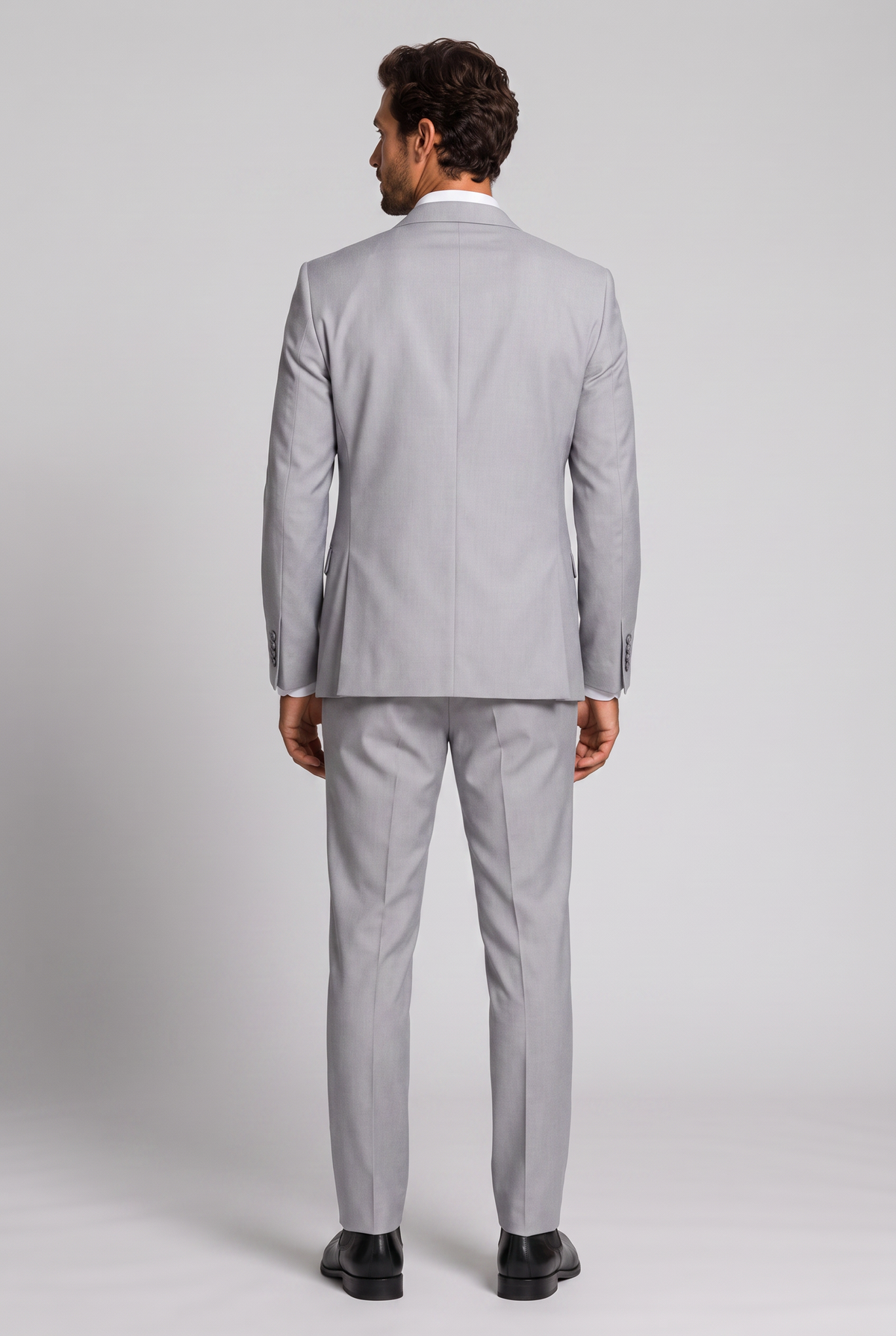 Costume Cinza Claro - costas