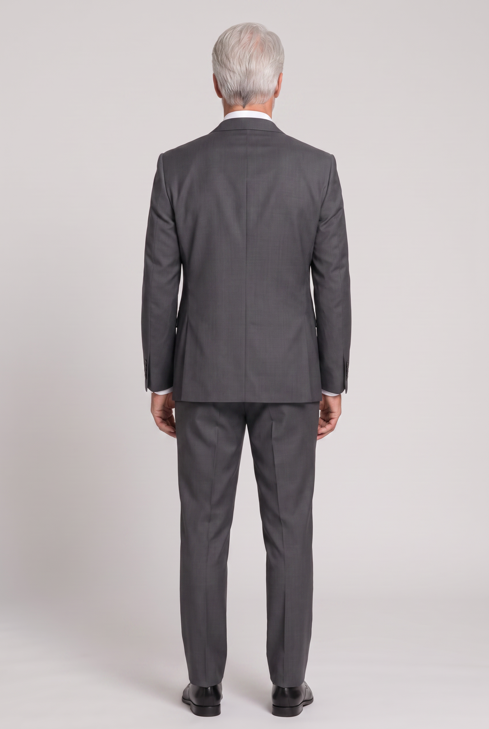Blazer Lã Fria Chumbo - costas