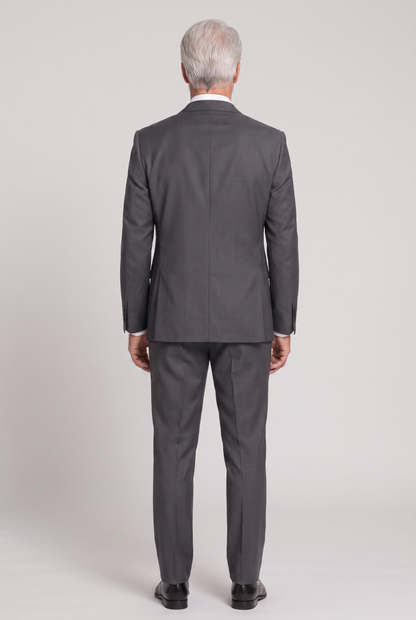 Blazer Lã Fria Chumbo - costas