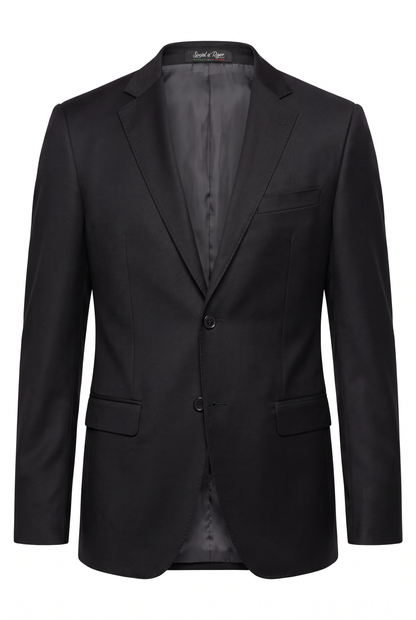 Terno Regular Italiano Microfibra - Preto