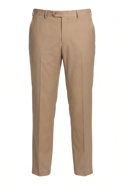 Terno Plus Size Regular Italiano Microfibra - Cáqui