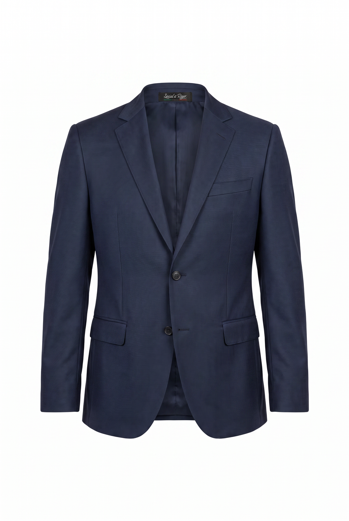 Terno Slim Italiano Poliviscose - Azul Marinho