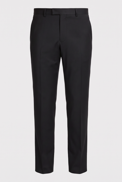 Terno Plus Size Slim Italiano Lã Fria - Preto