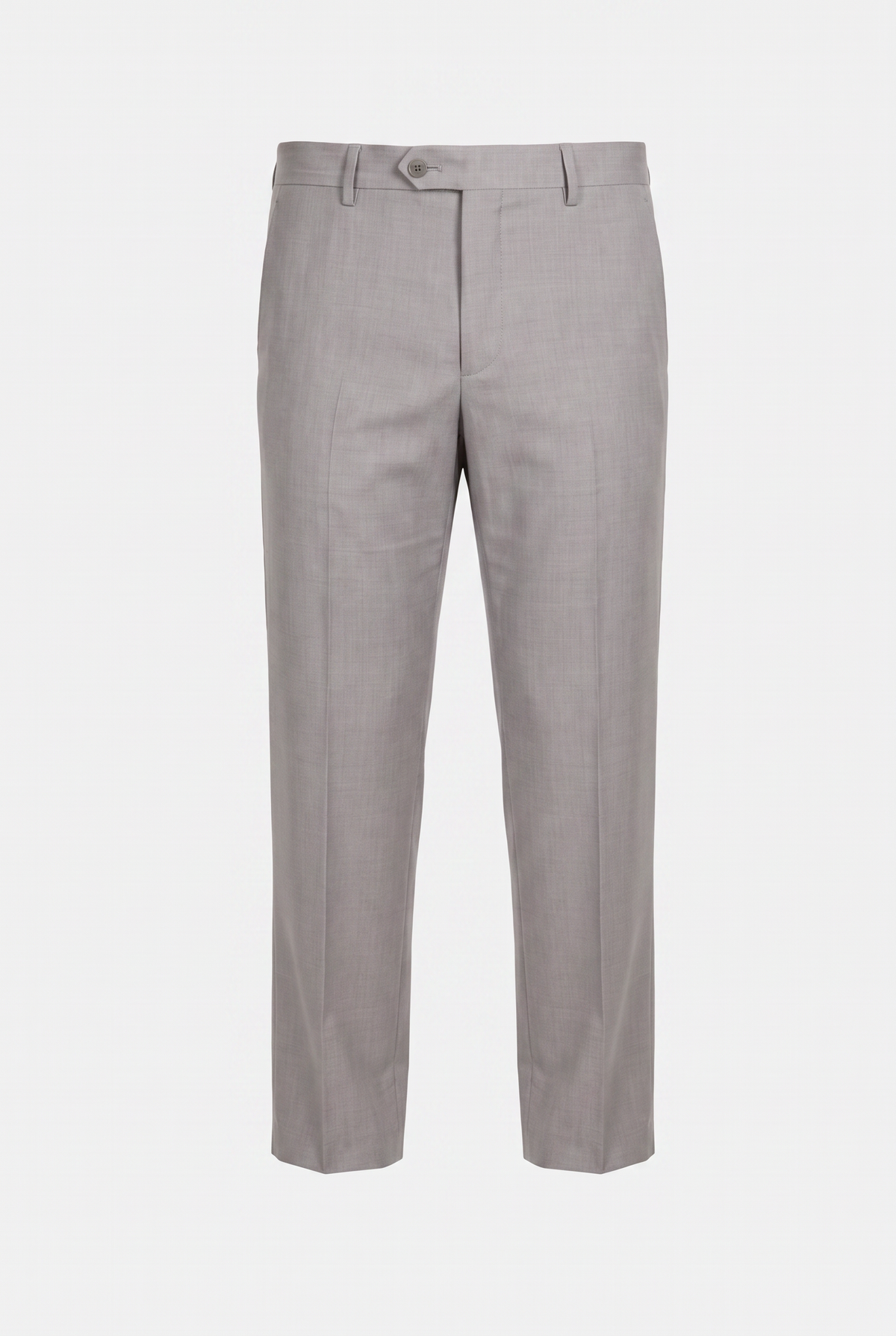 Terno Plus Size Slim Italiano Lã Fria - Cinza Claro