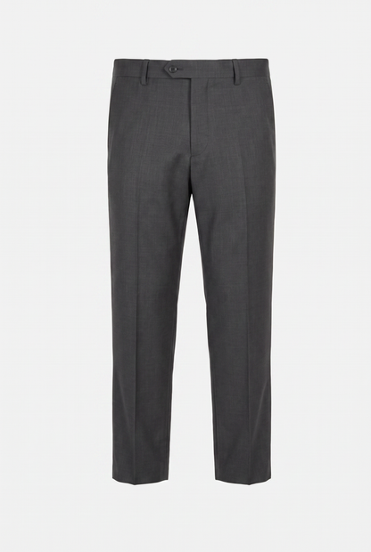 Terno Plus Size Slim Italiano Lã Fria - Chumbo