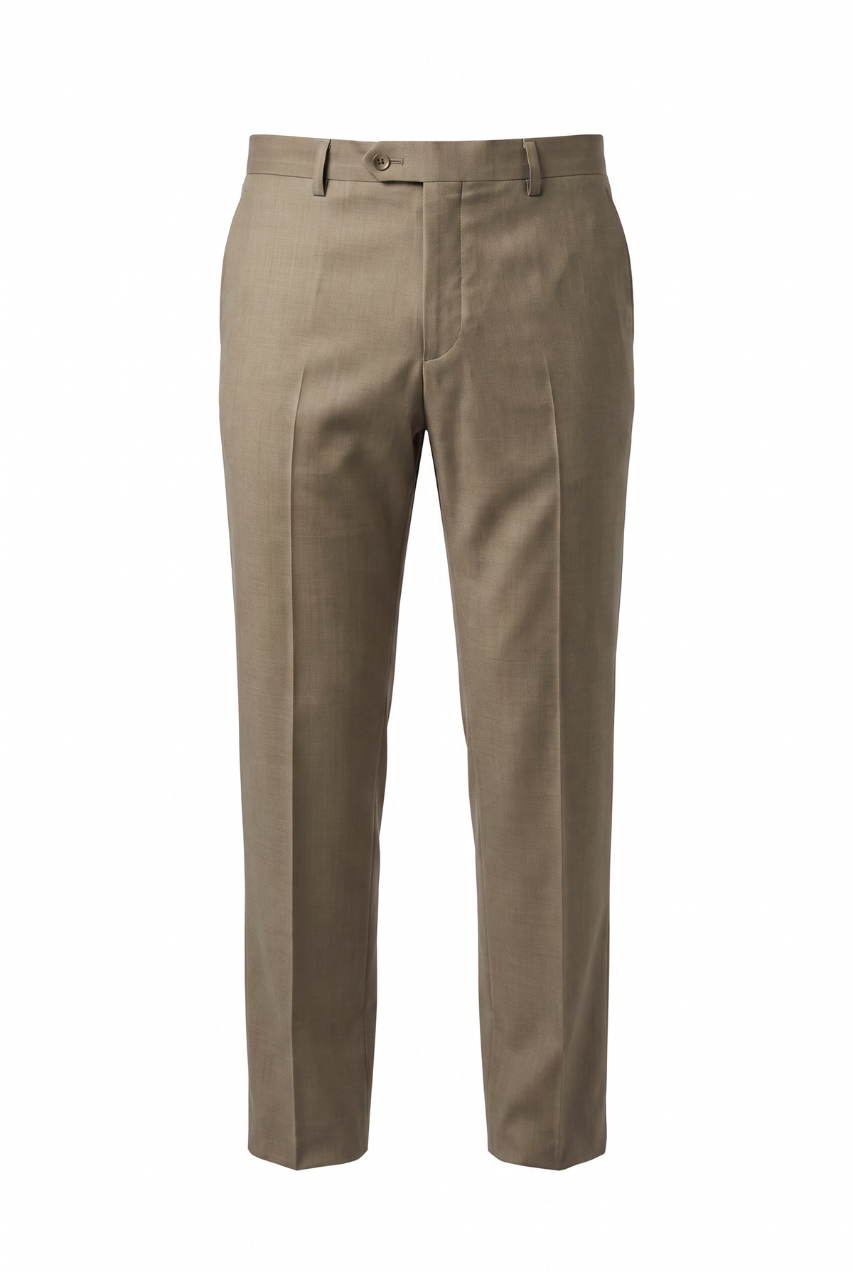 Terno Plus Size Slim Italiano Lã Fria - Cáqui