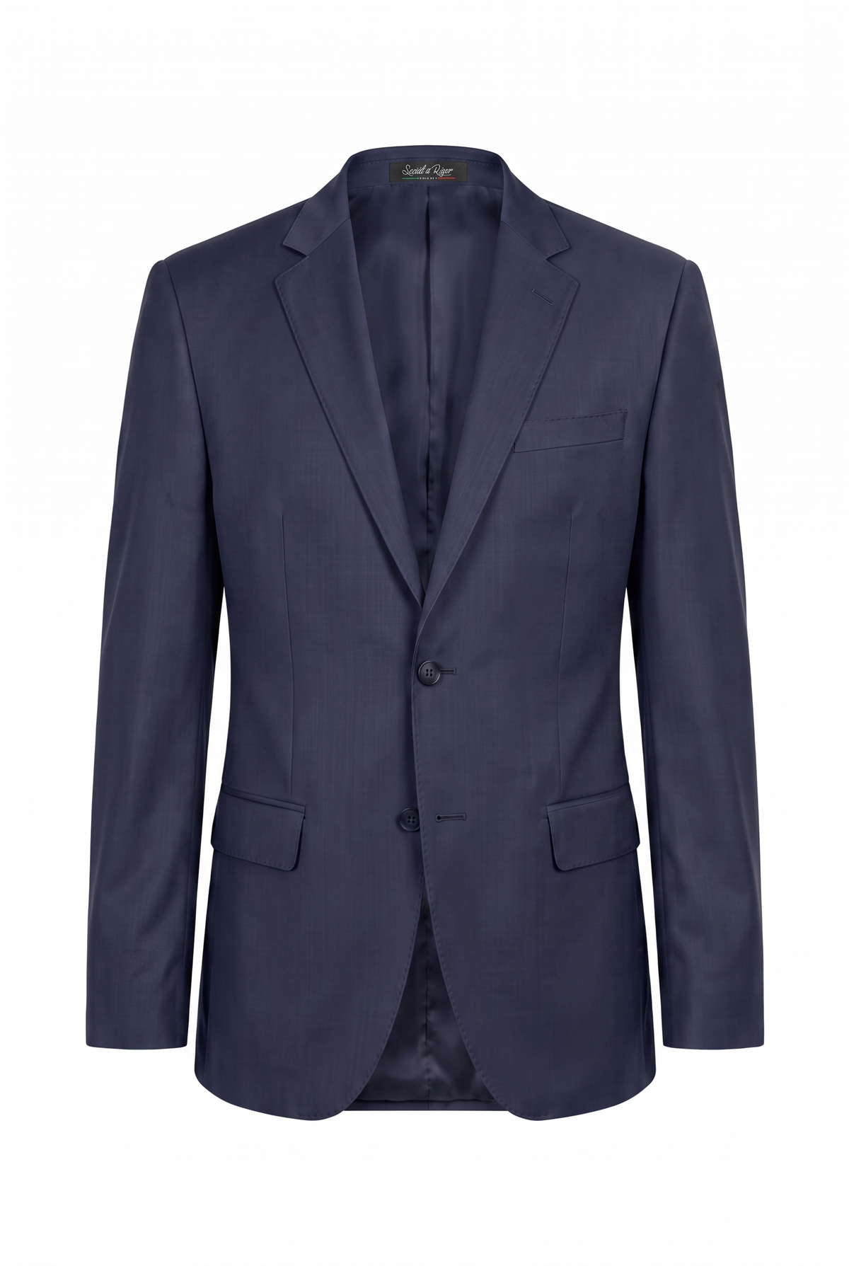 Costume Slim Italiano Lã Fria - Azul Marinho