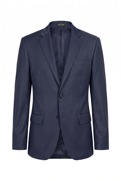 Costume Slim Italiano Lã Fria - Azul Marinho
