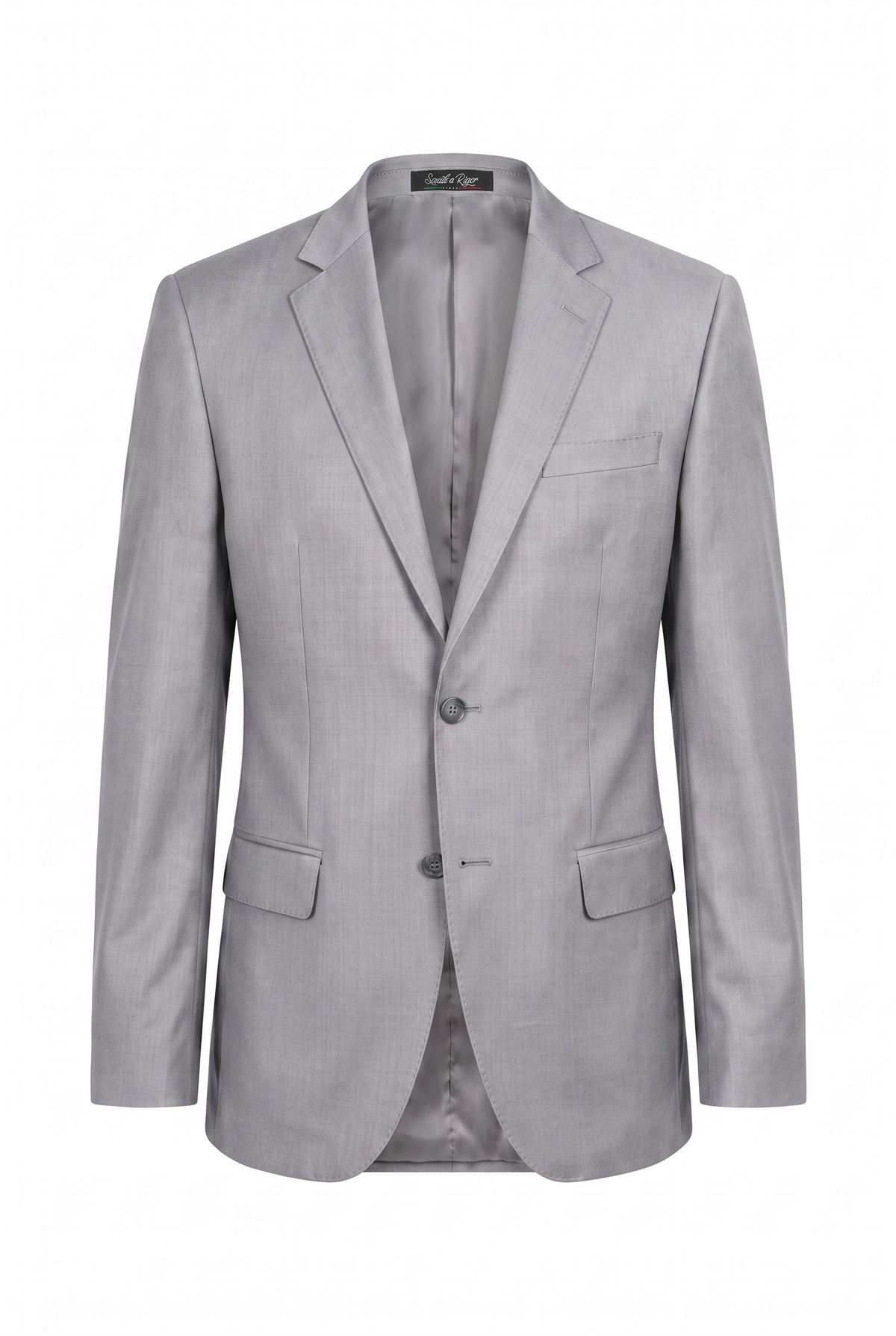 Costume Regular Italiano Microfibra - Cinza Claro