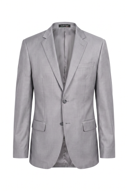 Costume Regular Italiano Microfibra - Cinza Claro