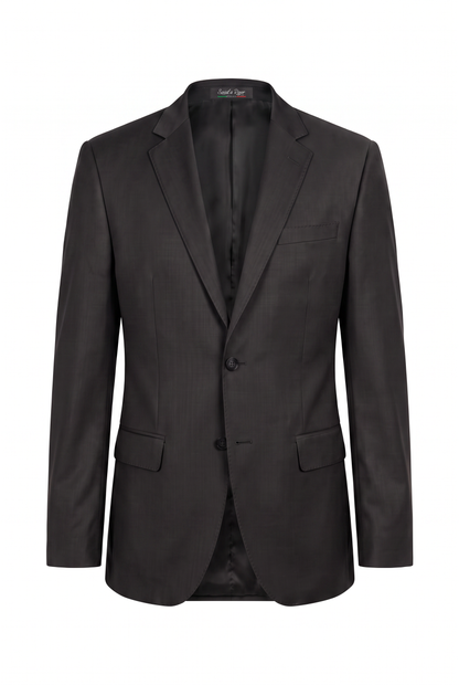 Costume Slim Italiano Poliviscose - Preto