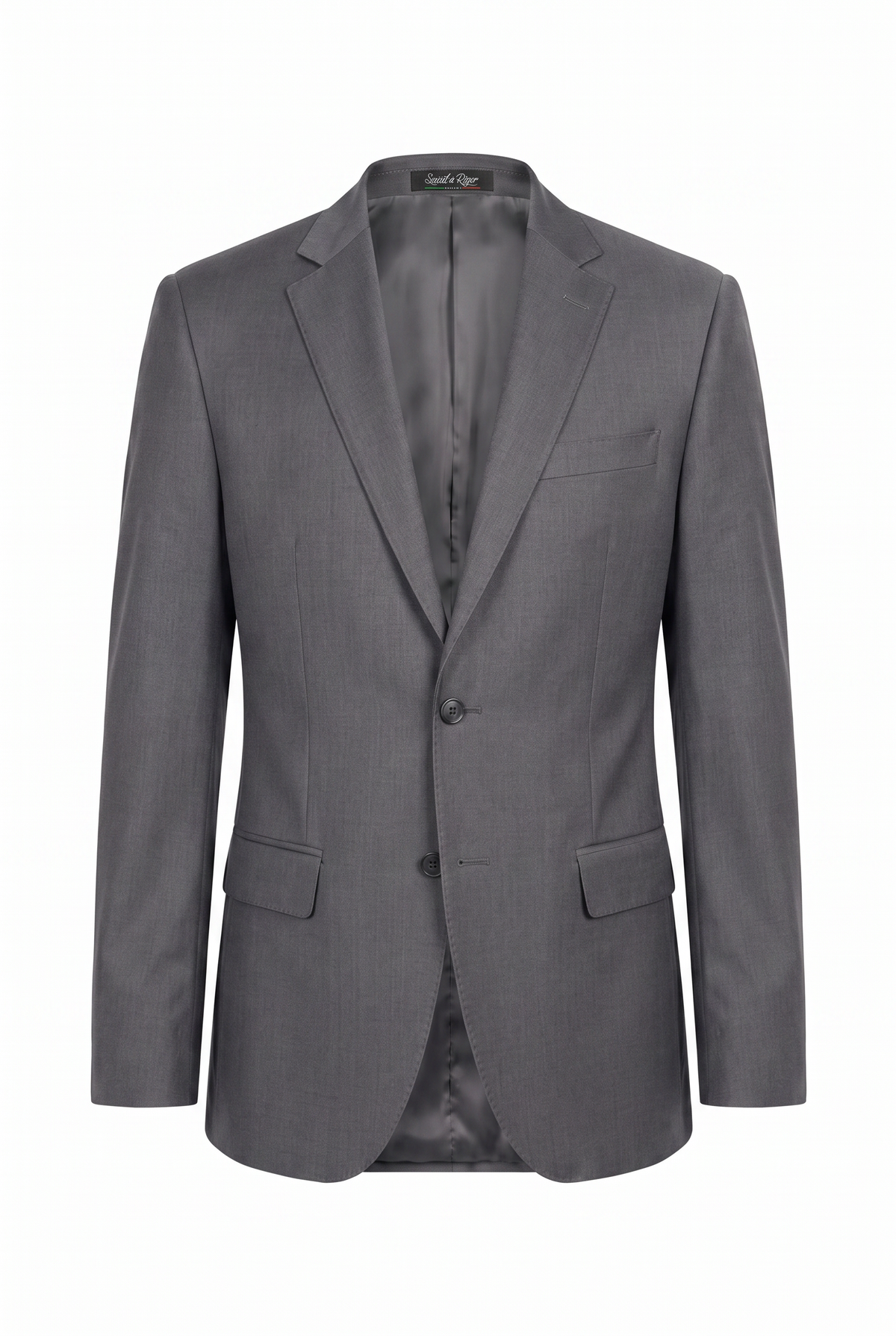 Costume Regular Italiano Microfibra - Chumbo