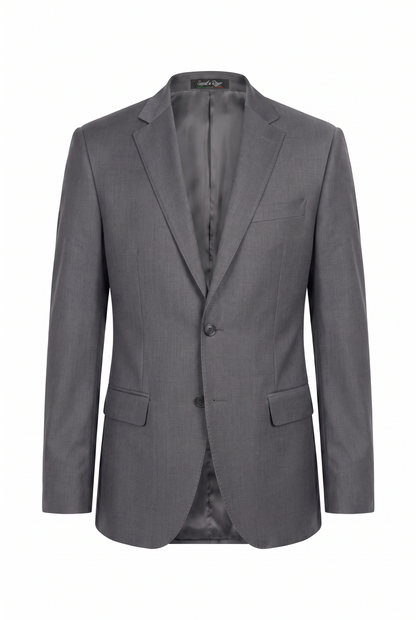 Costume Regular Italiano Microfibra - Chumbo