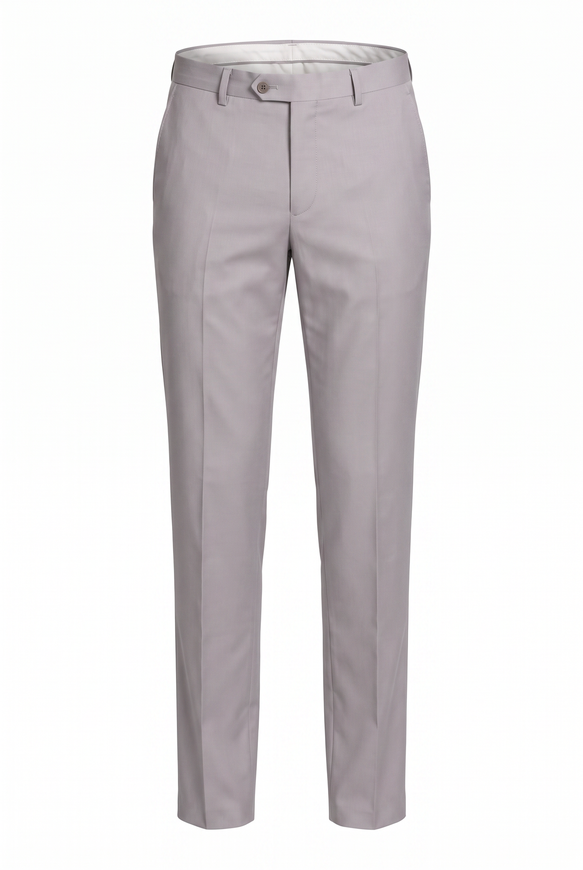 Costume Slim Italiano Poliviscose - Cinza Claro