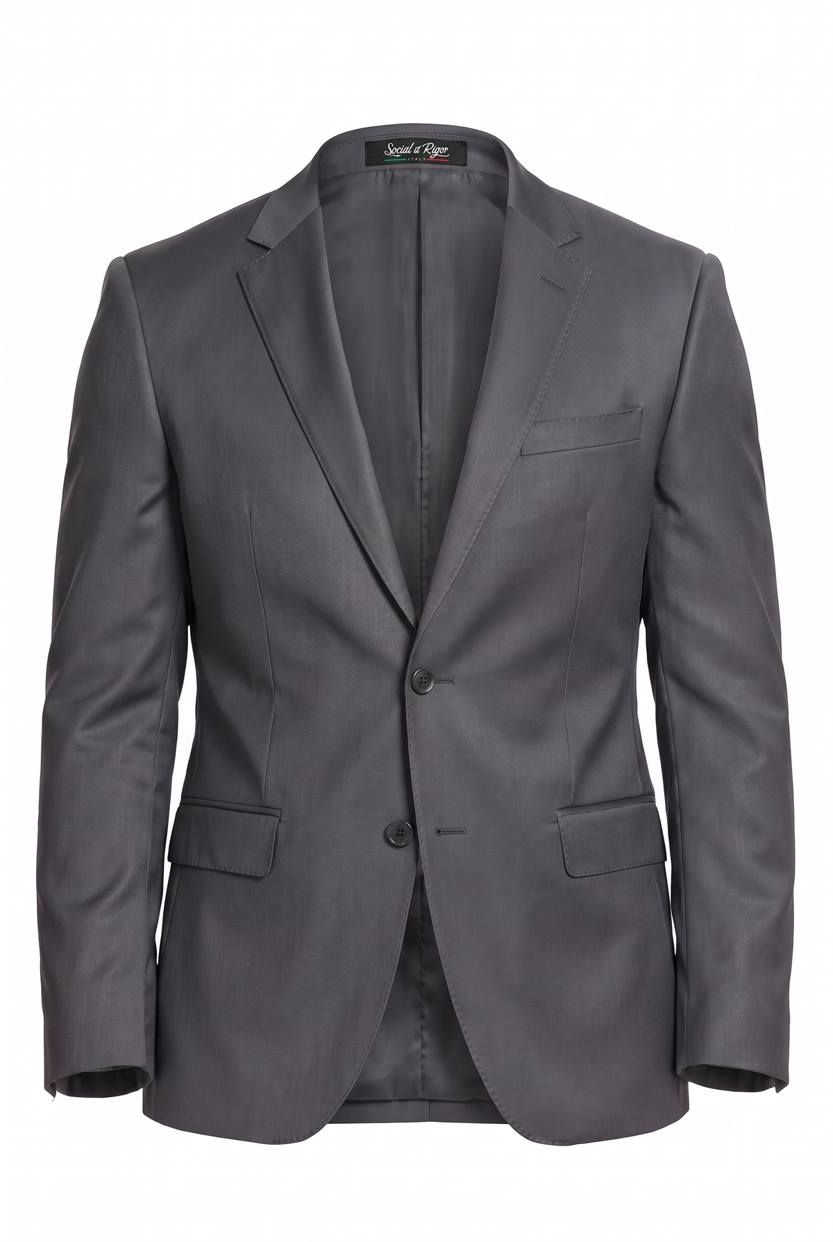 Costume Slim Italiano Poliviscose - Chumbo