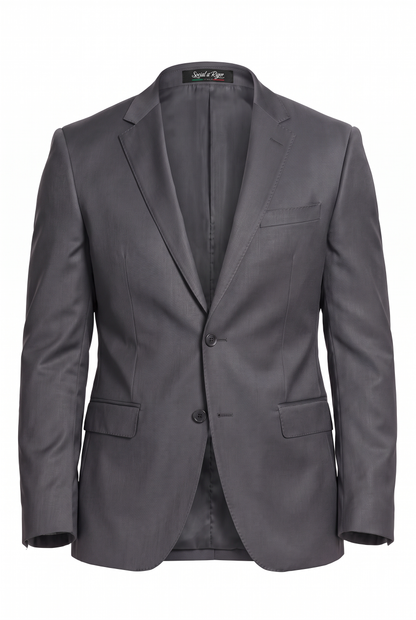 Costume Slim Italiano Poliviscose - Chumbo