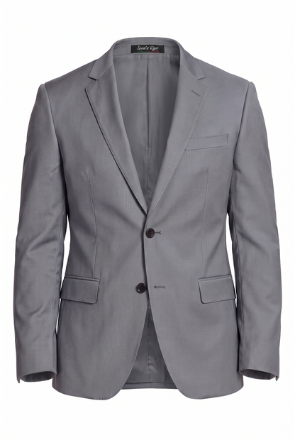 Costume Regular Italiano Microfibra - Cinza Médio