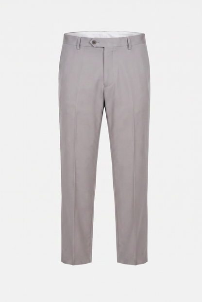 Costume Slim Italiano Lã Fria - Cinza Claro