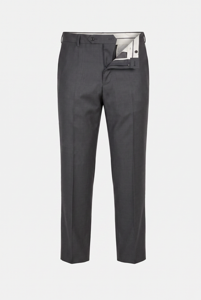 Costume Plus Size Slim Italiano Lã Fria - Chumbo