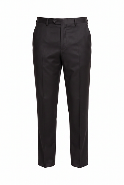 Terno Plus Size Slim Italiano Poliviscose - Preto
