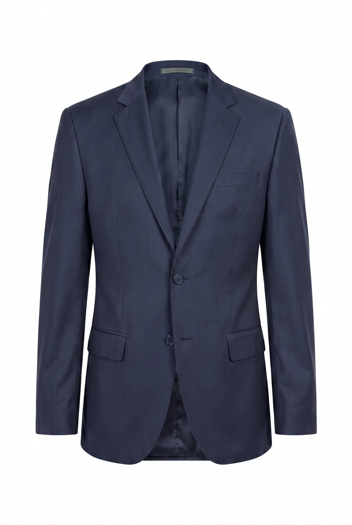 Terno Plus Size Regular Italiano Microfibra - Azul Marinho