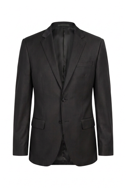 Blazer plus size poliviscose preto - ghost mannequin