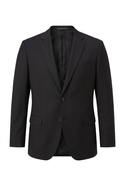 Blazer plus size microfibra preto - ghost mannequin