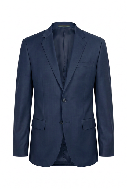 Blazer Slim Italiano Microfibra Azul Marinho - ghost still