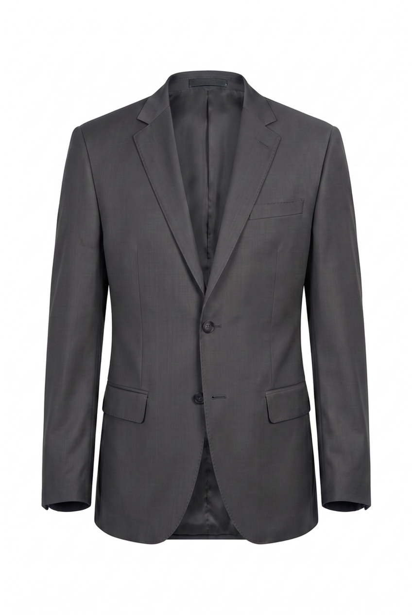 Blazer plus size microfibra grafite - ghost mannequin