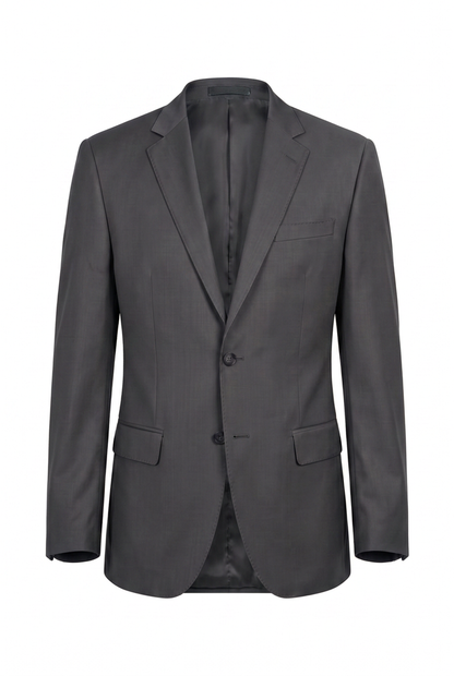 Blazer plus size microfibra grafite - ghost mannequin