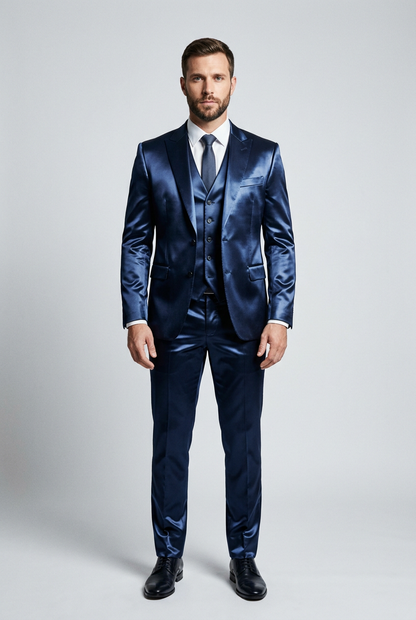 Colete Plus Prada Azul Marinho - frontal