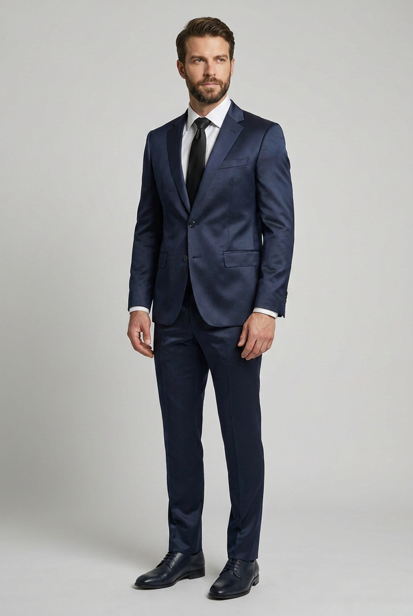 Costume Prada Azul Marinho - tres-quartos