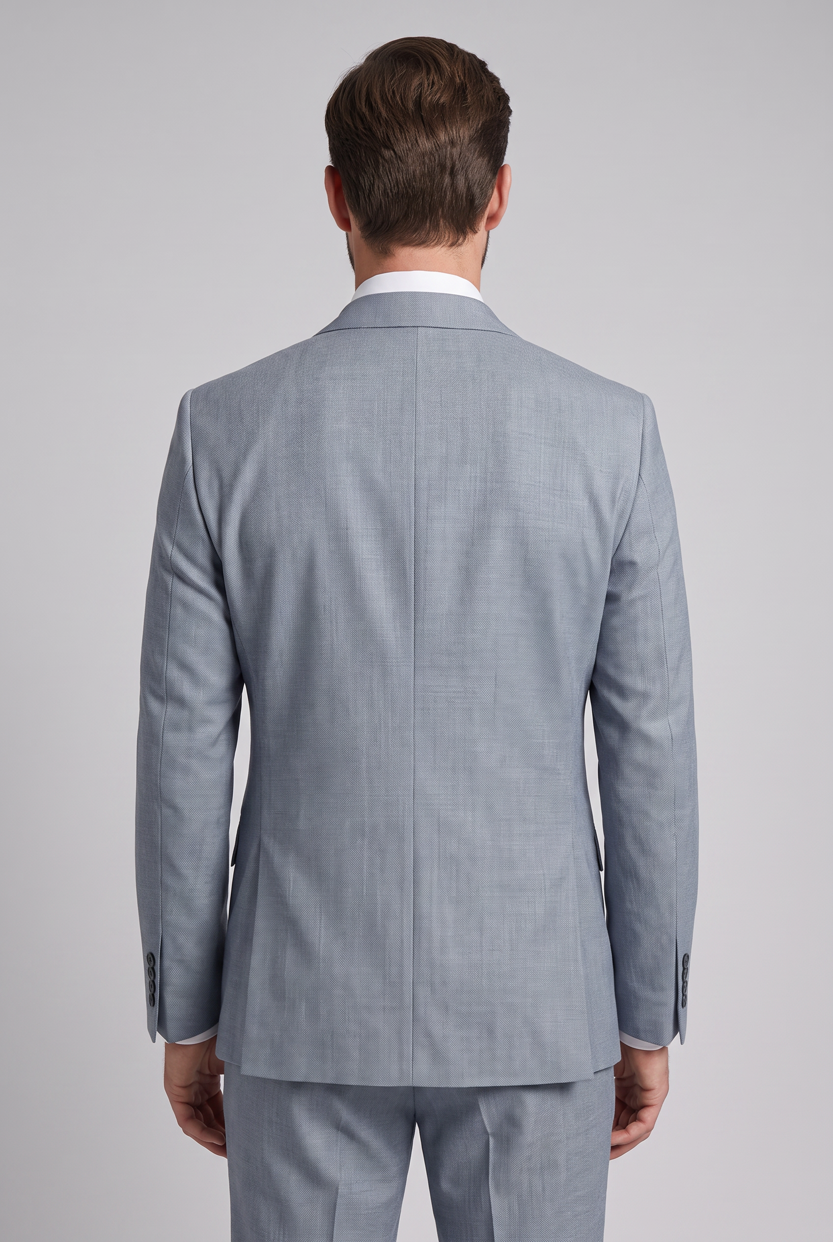 Blazer Melange New Aço - costas