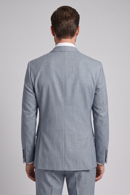 Blazer Melange New Aço - costas