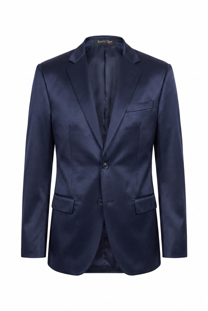Costume Slim Italiano Prada Azul Marinho - paletó com etiqueta Social à Rigor