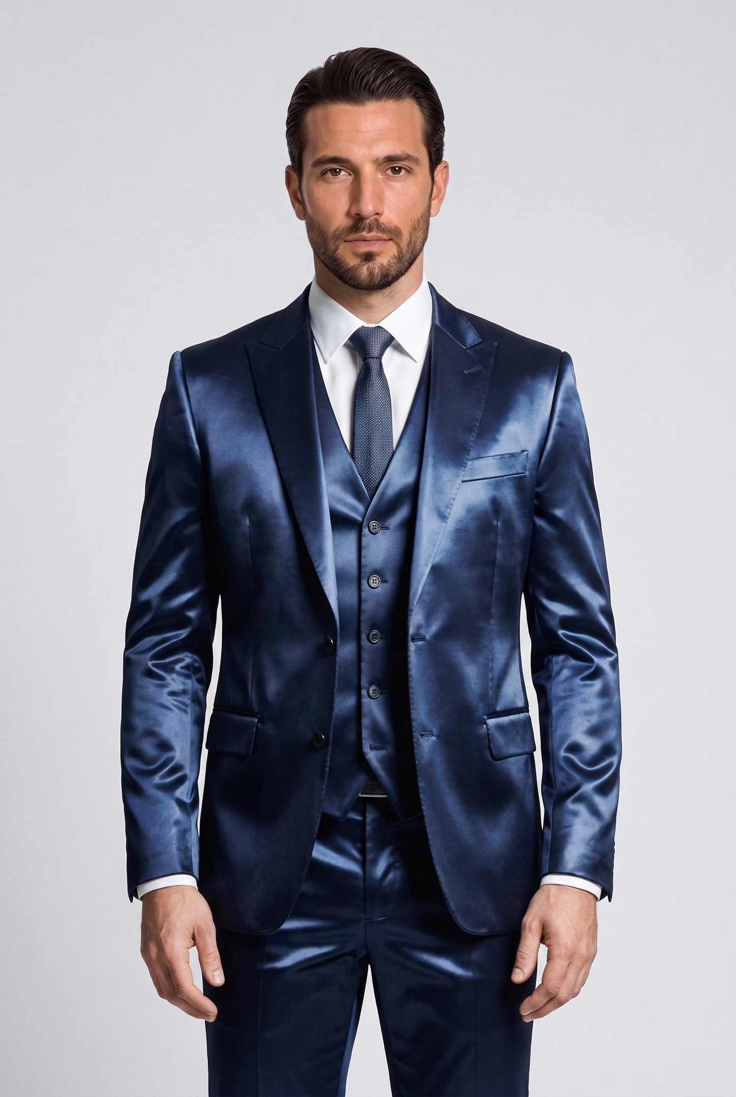 Colete Prada Azul Marinho - no modelo