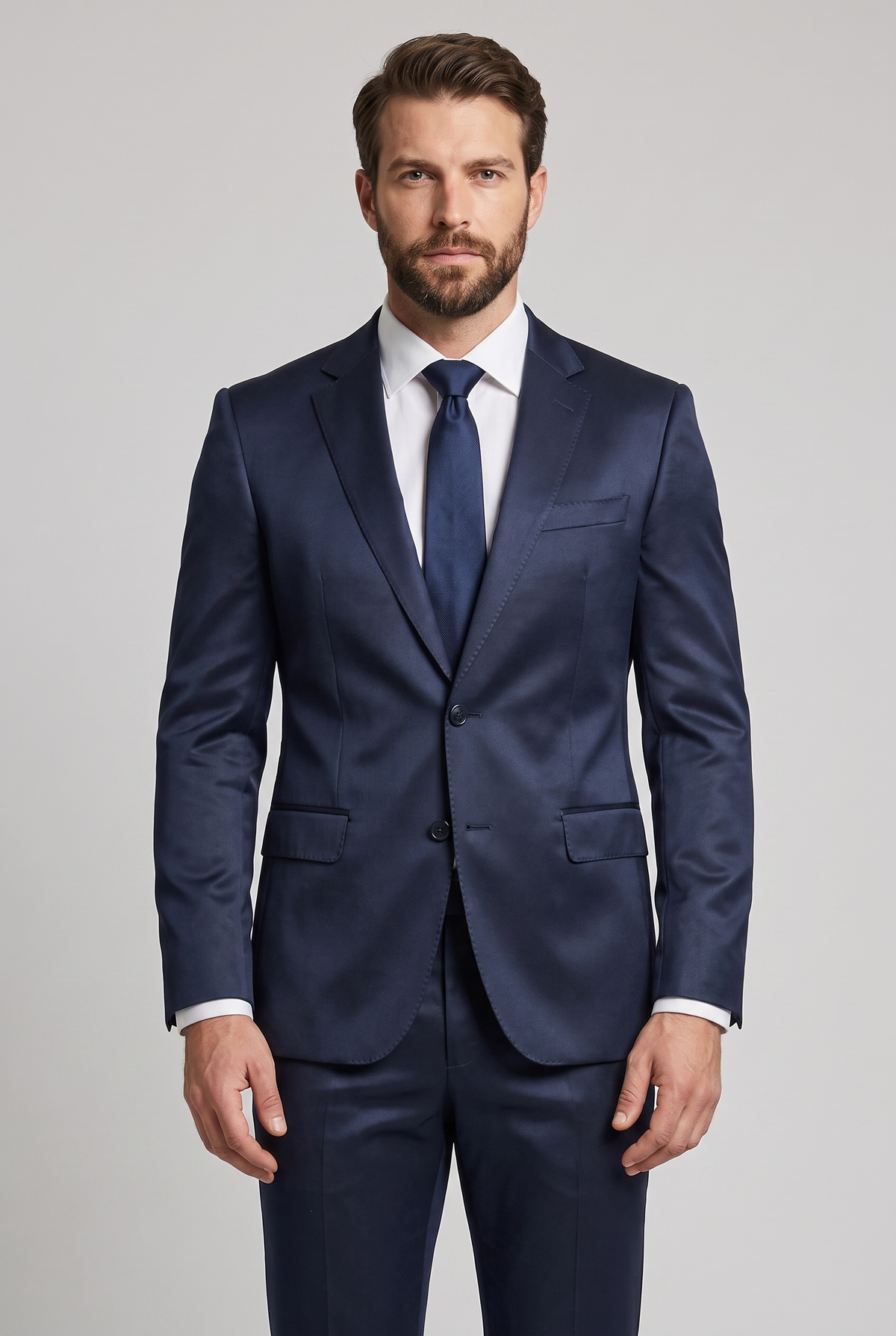 Costume Slim Italiano Prada Azul Marinho