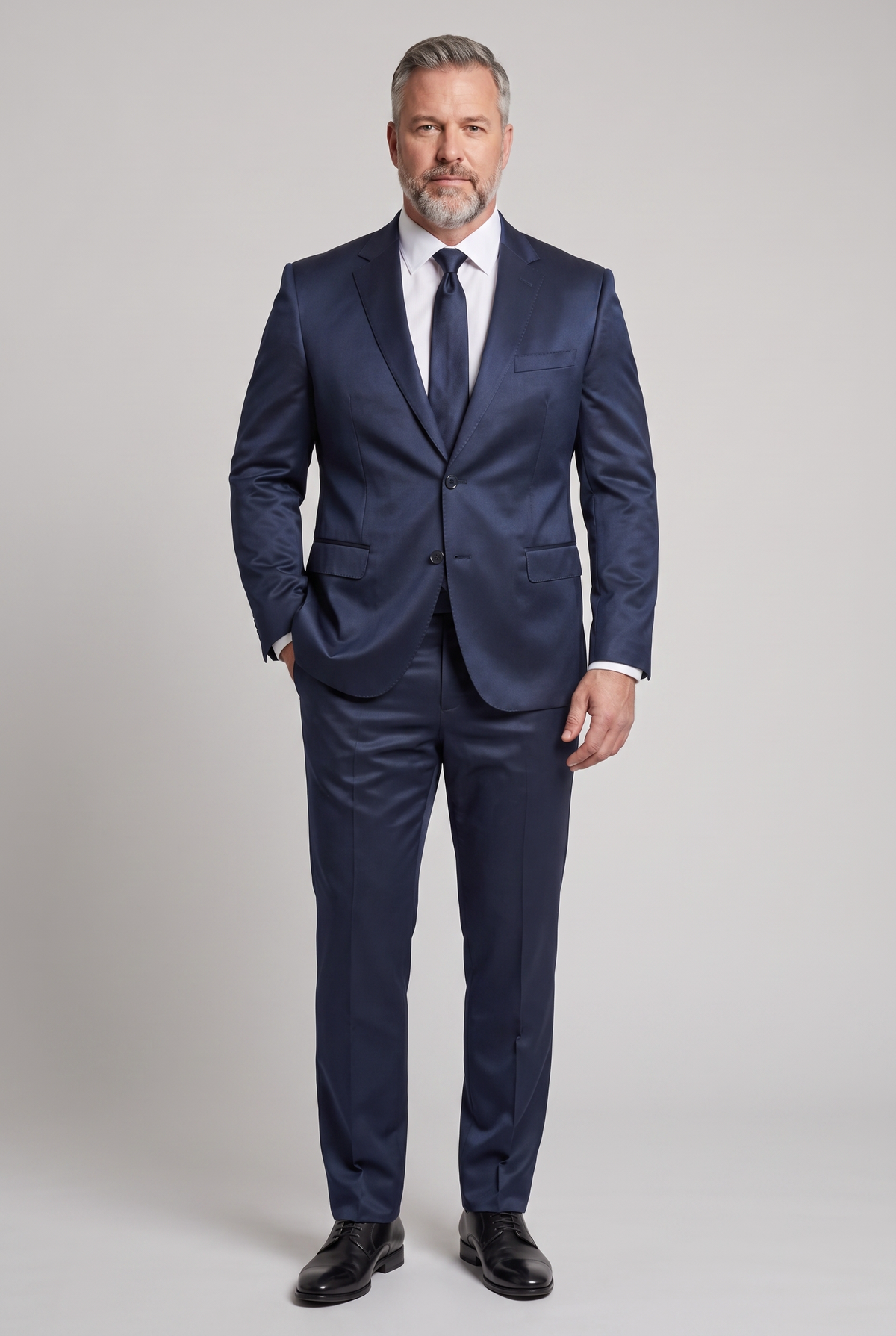 Costume Prada Plus Azul Marinho - corpo inteiro frente