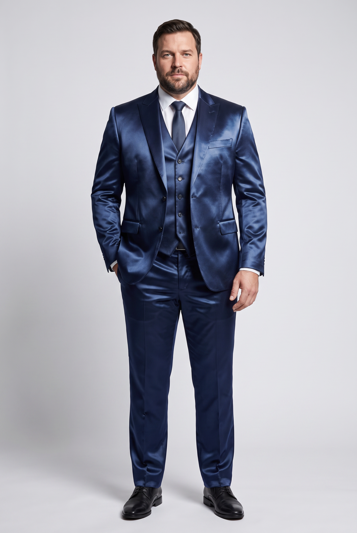 Terno Prada Plus Azul Marinho - corpo inteiro frente