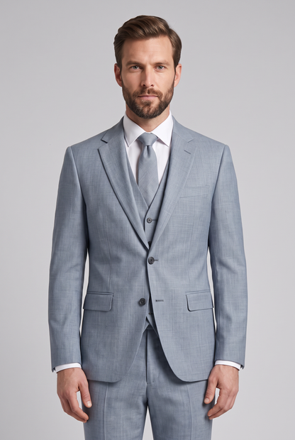 Blazer Melange New Aço - frente