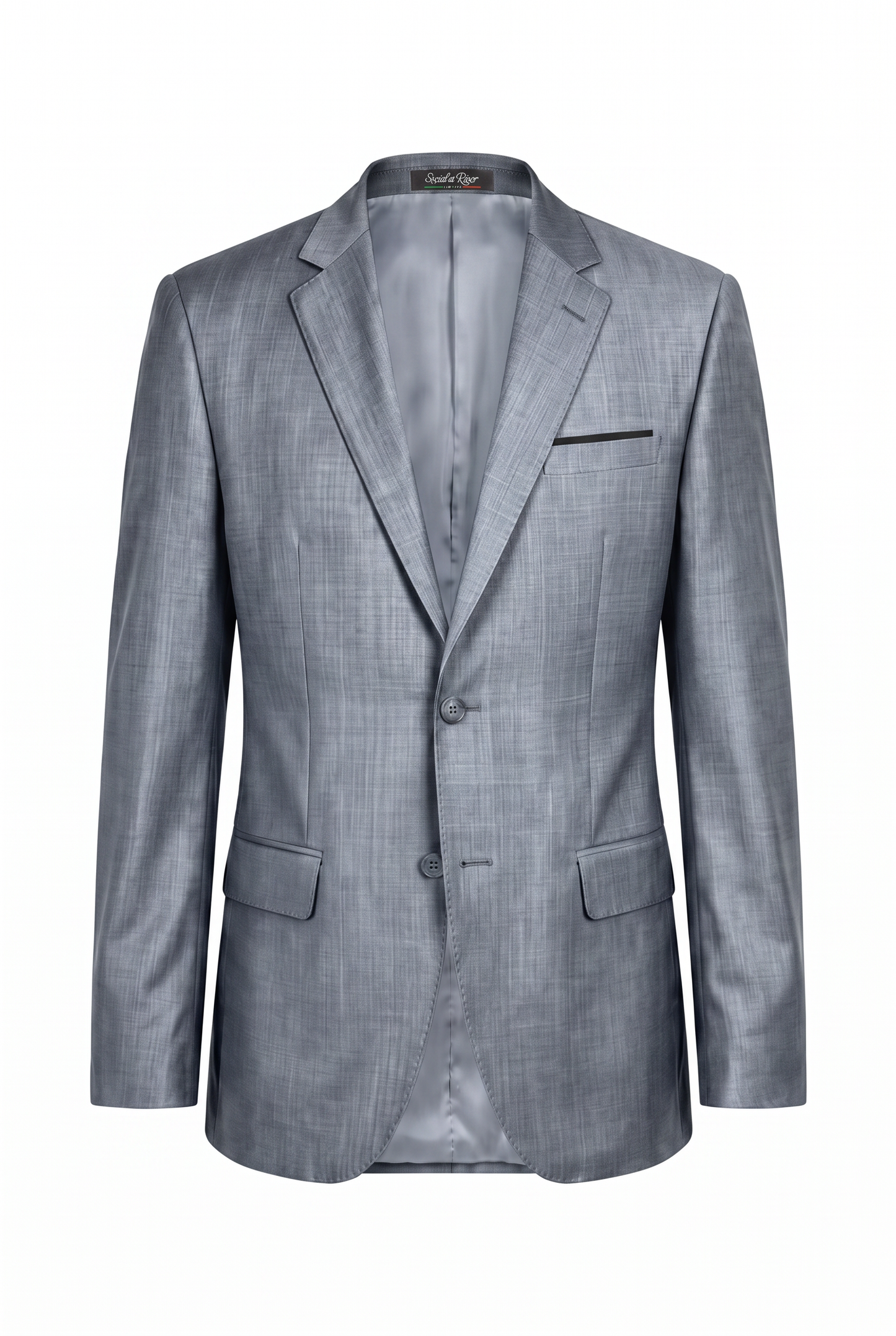Blazer Melange Cinza Médio - ghost
