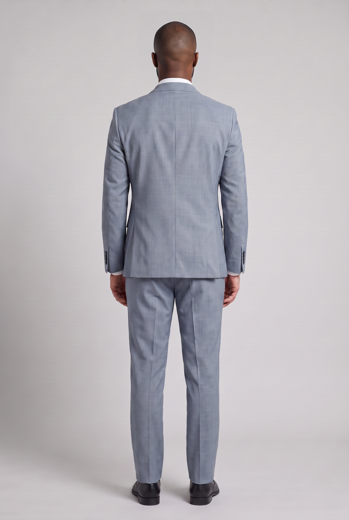 Costume Slim Italiano Melange - Cinza Médio