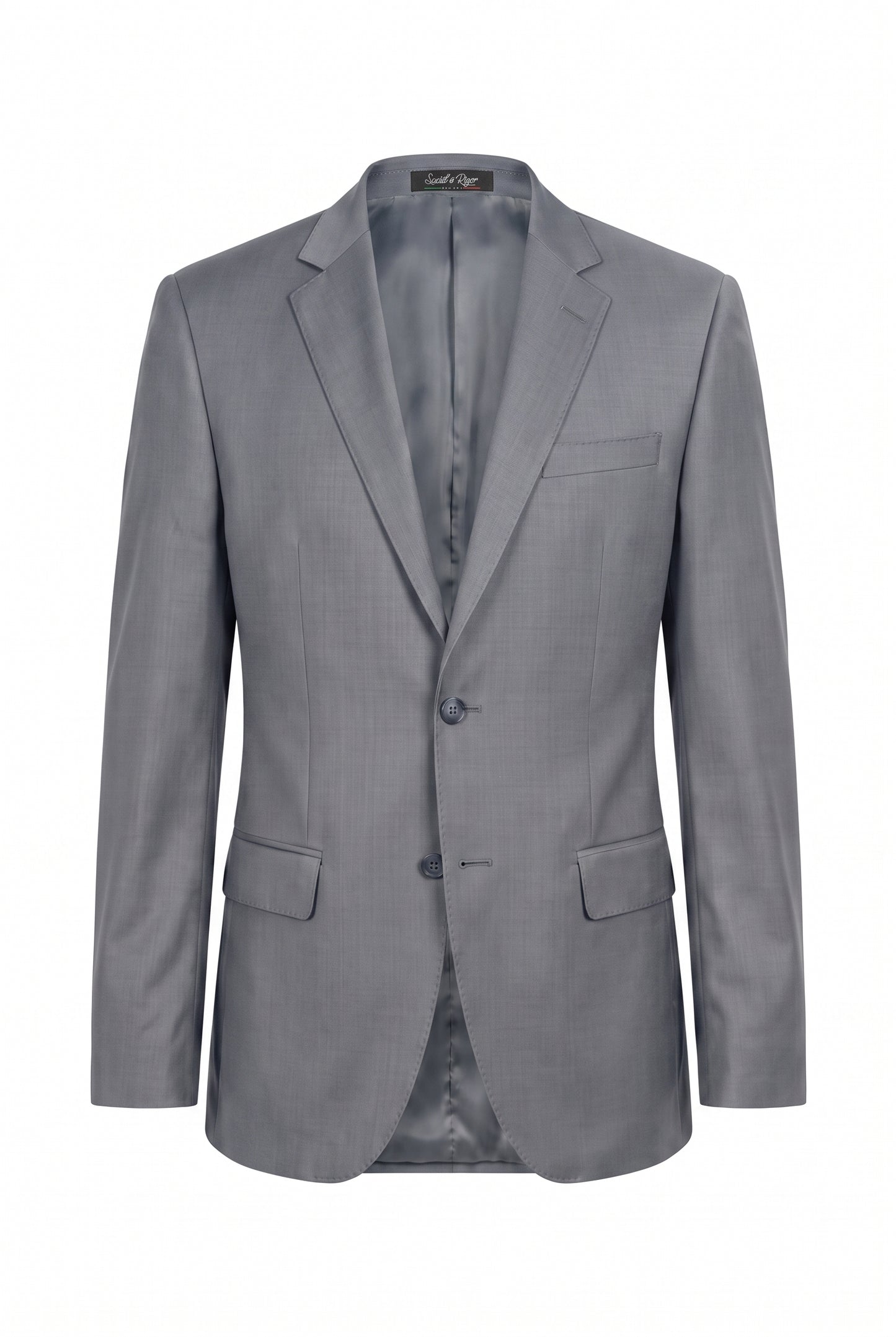 Blazer Lã Fria Cinza Médio - ghost