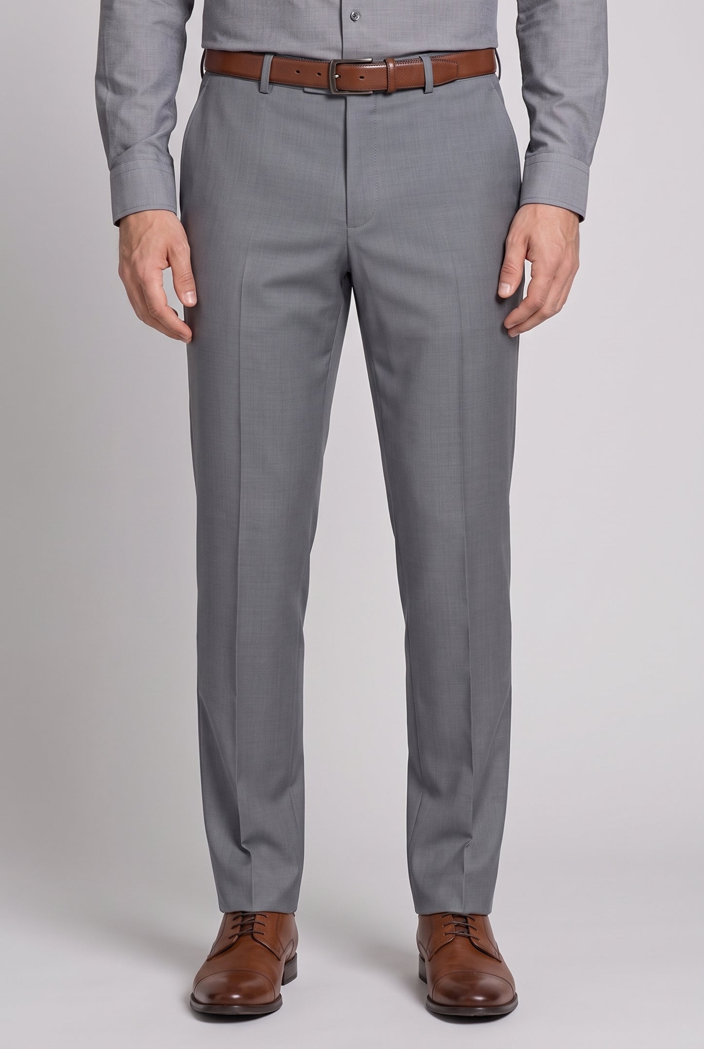 Calca La Fria Cinza Médio - frente