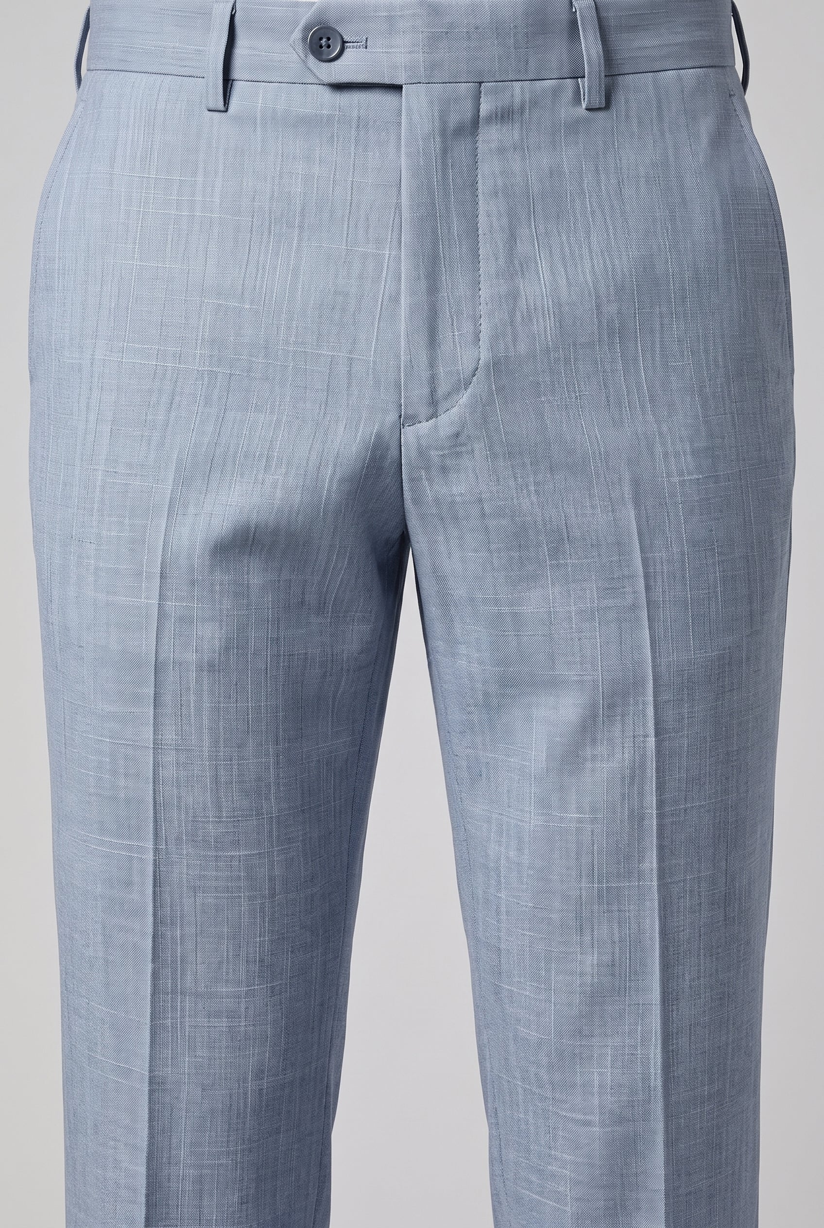 Calça Melange New Aço - close cós frontal