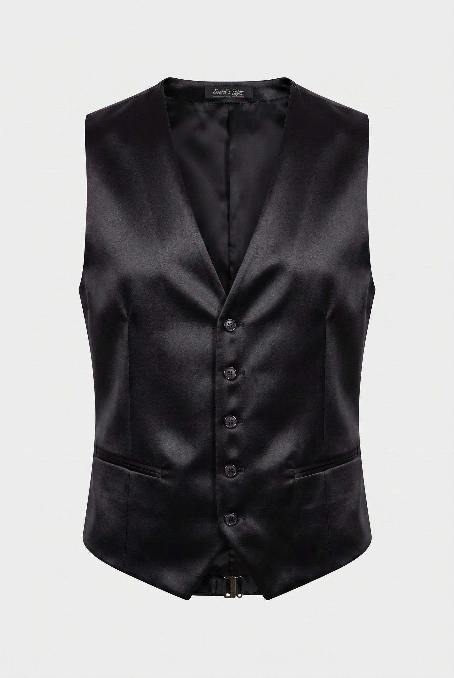 Colete Prada Preto - ghost 5 botões etiqueta