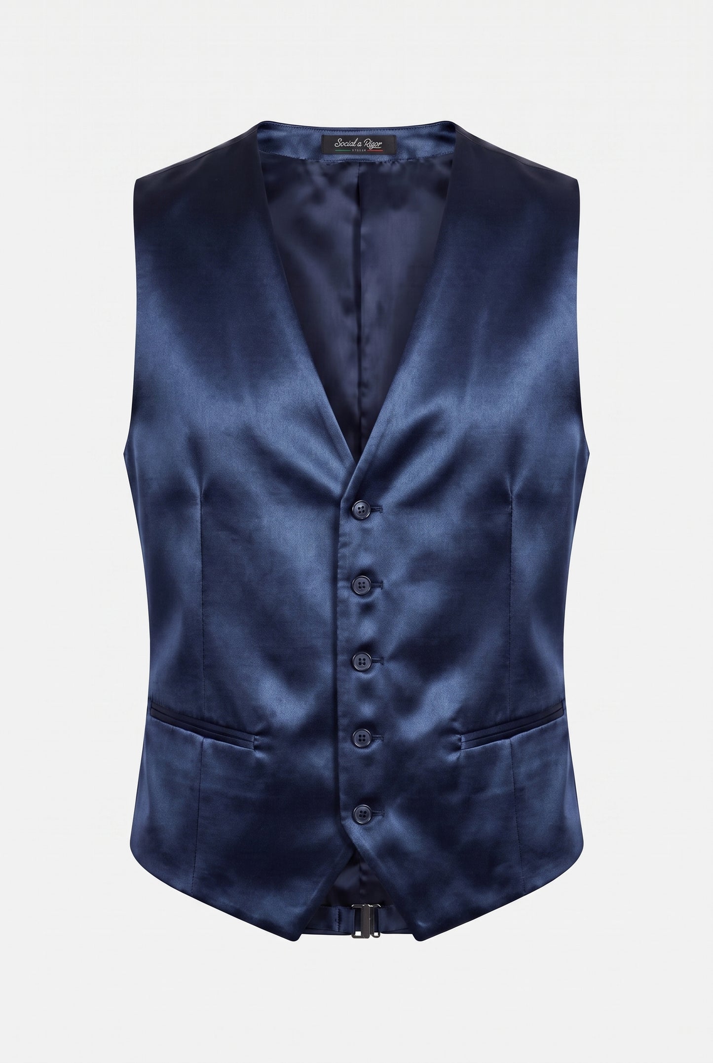 Colete Plus Prada Azul Marinho - ghost 5 botões etiqueta