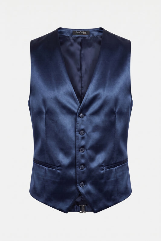 Colete Plus Prada Azul Marinho - ghost 5 botões etiqueta